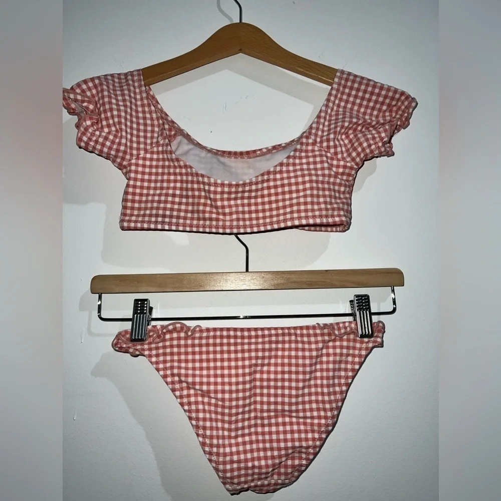 Zara checkered swimsuit set of two Size 8-9 Cm 130